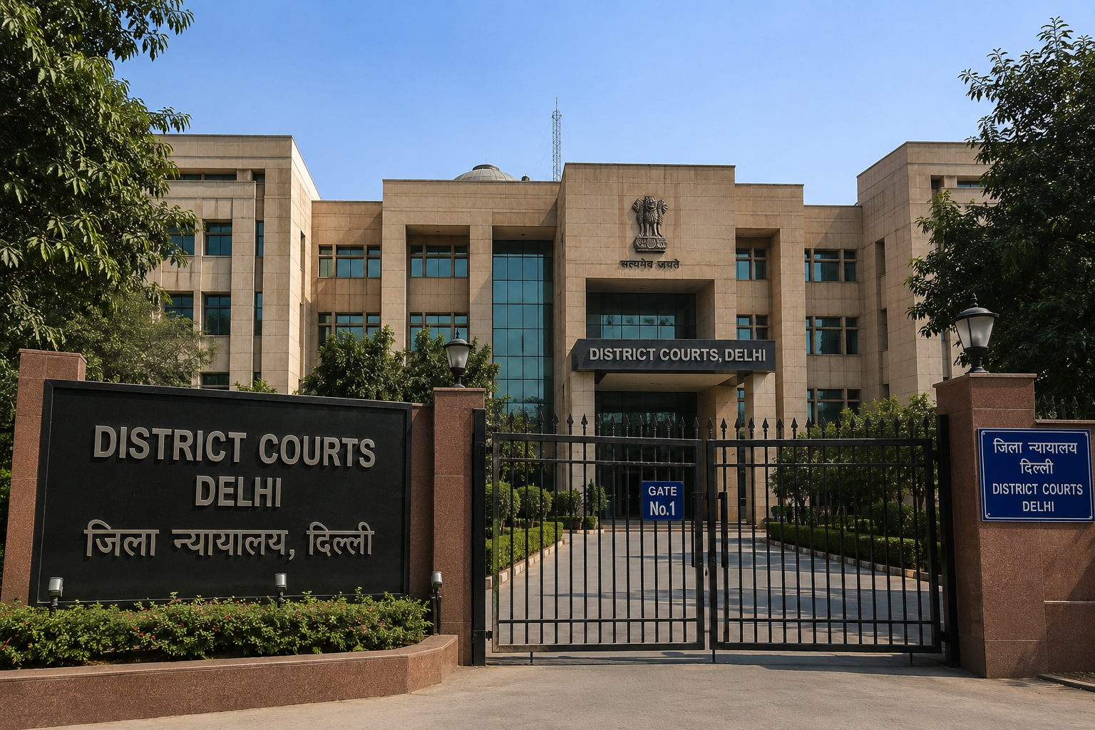 Representative image of District Courts, Delhi